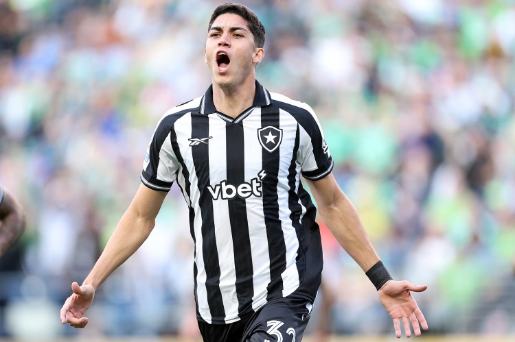 Botafogo x Seattle Sounders, Mundial de Clubes 2025Jair festeja o primeiro gol do alvinegro (Foto: Vítor Silva/Botafogo/Divulgação)