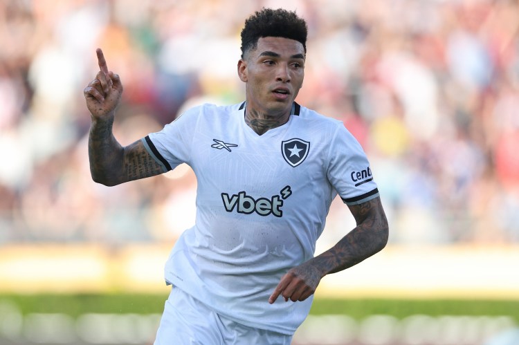 Mundial de Clubes 2025: Igor Jesus festeja o primeiro gol do Botafogo sobre o Paris Saint-Germain (Foto: Vítor Silva/Botafogo/Divulgação)