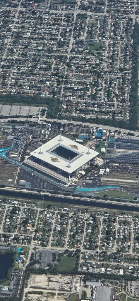 O Hard Rock Stadium, na área metropolitana de Miami, palco da abertura do Mundial de Clubes 2025, a nova Copa da FIFA (Foto: Jorge Luiz Rodrigues)